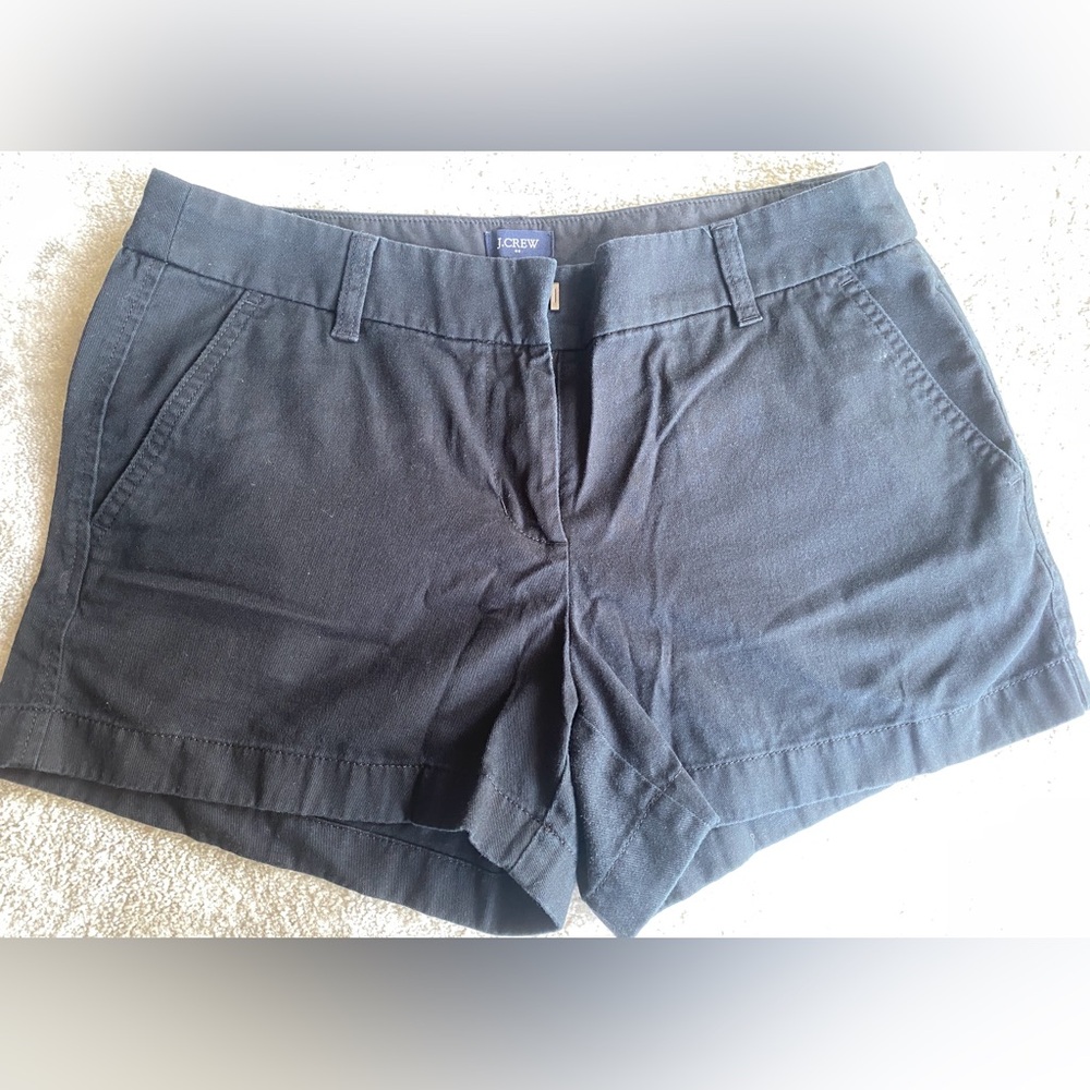 J. Crew Women’s Black Shorts Casual Cotton Blend size 6